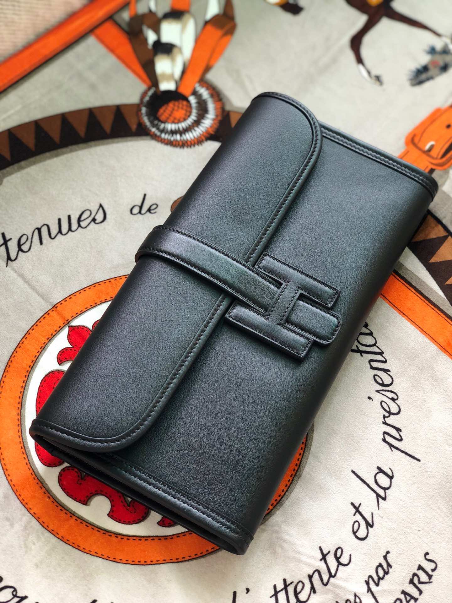 에르메스 지제 엘란29 블랙 스위프트 송아지가죽